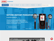 Tablet Screenshot of kimo-polska.com